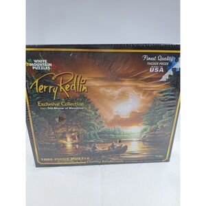 White Mountain Terry Redlin Evening Rendezvous 1000 Piece Jigsaw Puzzle 645 NEW